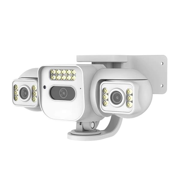 Three-screen Surveillance Camera