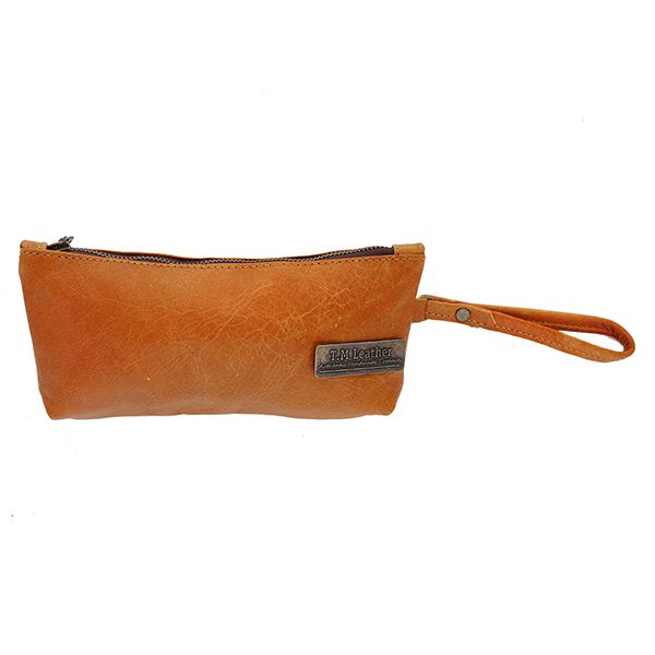 TM Leather Make Up Bag