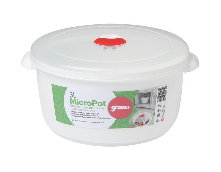 Gizmo - 3 Litre Microwave Pot