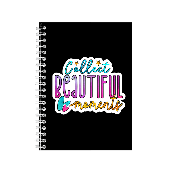 Memories A5 Notebook Pad Trendy Positive Vibes Graphic Design Present 032