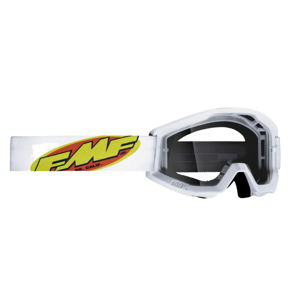 FMF PowerCore White Clear Goggle