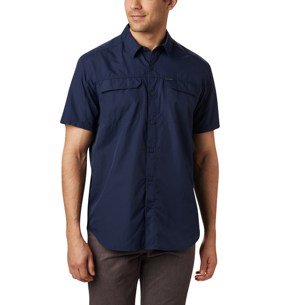 Columbia Men's Silver Ridge 2.0 Short Sleeve Shirt Collegiate Navy