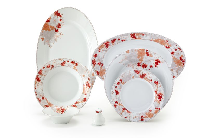 Zarin Home Porcelain – Melanie – Shahrzad series - 35 Piece