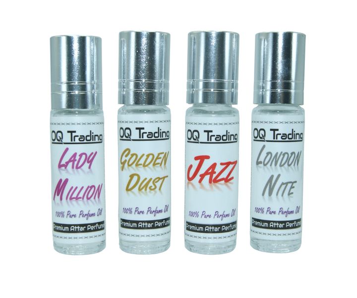 Enchanted Oils Ladies Attar 80mm - Set of 4