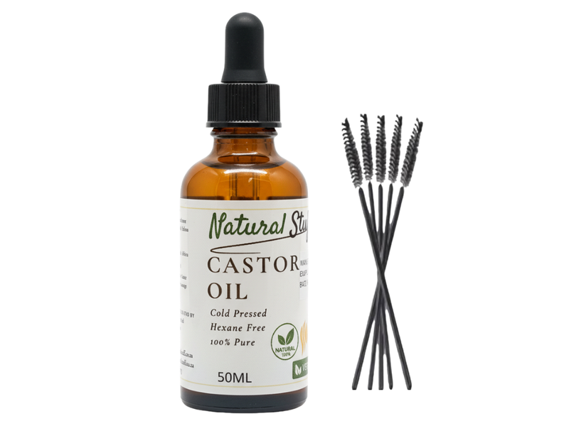 Natural Stuff Premium Castor Oil Cold-pressed Hexane Free 50ml