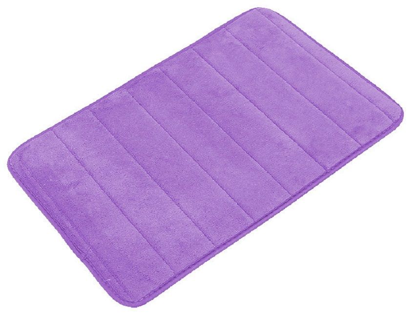 Purple Bath Mat Memory Foam