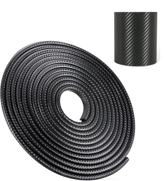 U-Shaped Car Edge Guard with Steel Core &amp; Carbon Fiber Sill Guards Kit