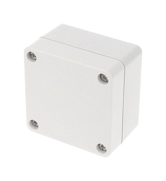 1554B2GY - Polycarbonate Enclosure 66 x 66 x 41 mm, IP66, Grey