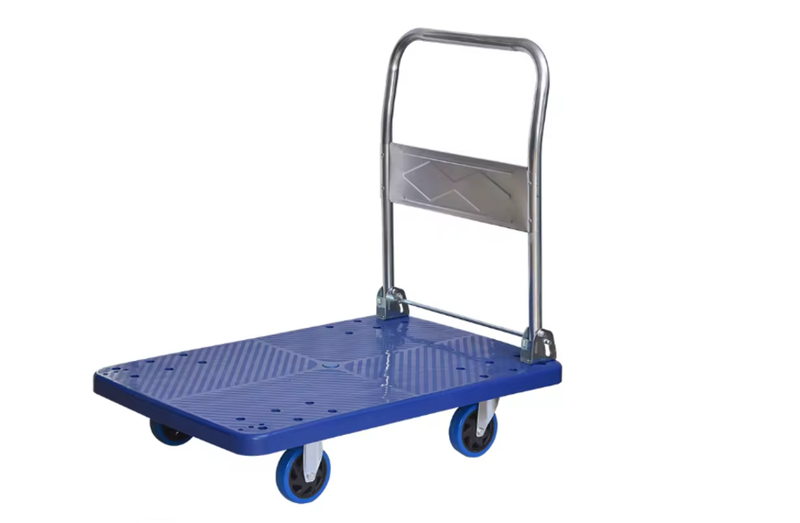 Heavy duty Big plastic Hand truck Platform cart trolley-180kg