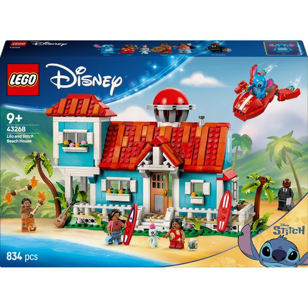 LEGO® Disney Lilo and Stitch Beach House Building Kit Playset 43268