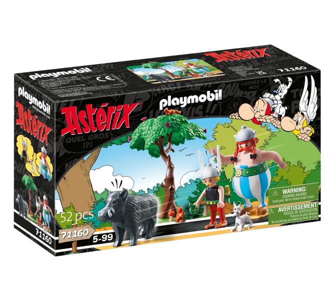 Playmobil Asterix - Wild Boar Hunting (52 Pieces)