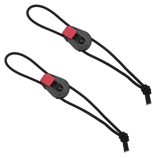 Camping Adjustable Fishing Rod Storage Rope Strap Set of 2 (18cm)