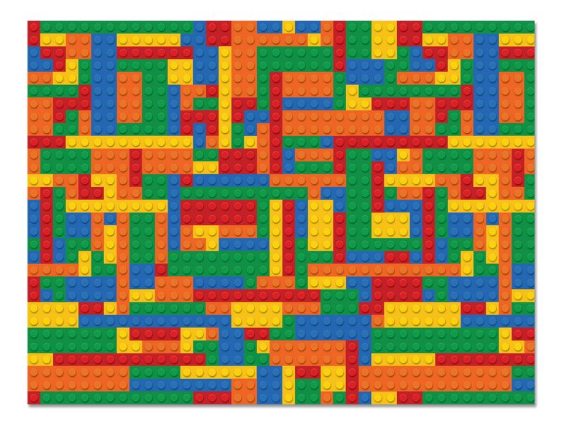 A3 Disposable Paper Placemat Set - LEGO Party