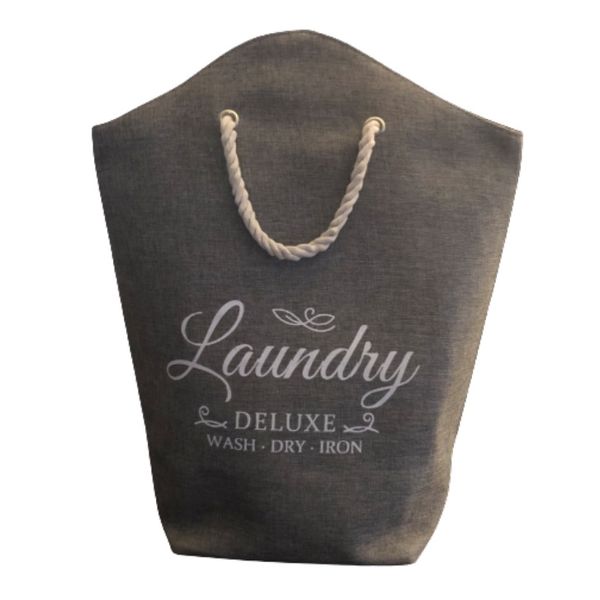 Deluxe Laundry Hamper Bag With Rope Handles (46 x 24 x 60cm)