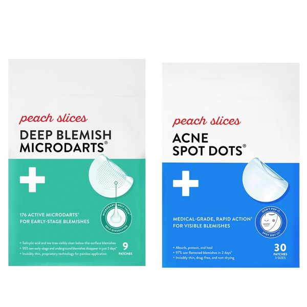 PEACH SLICES- Acne Spot Dots and Deep Blemish Microdarts Twinpack- SKINCARE