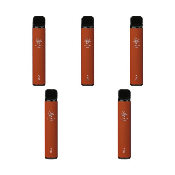 Elf Bar MMF 1500 Puffs Disposable Vape Bar - Cola (Pack of 5)