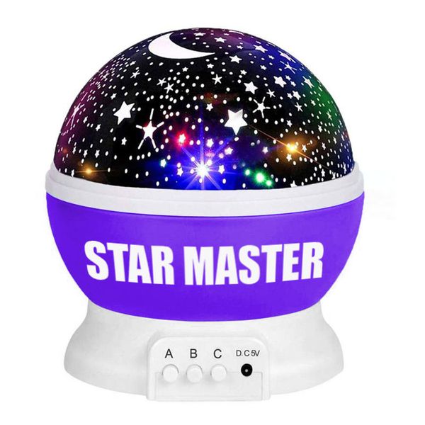 Star Master Night Light /Lamp - Purple