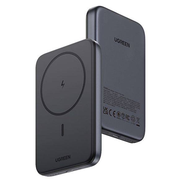 UGreen Nexode 10 000mAh Magnetic Wireless Power Bank PD20W (USB-C) - Grey