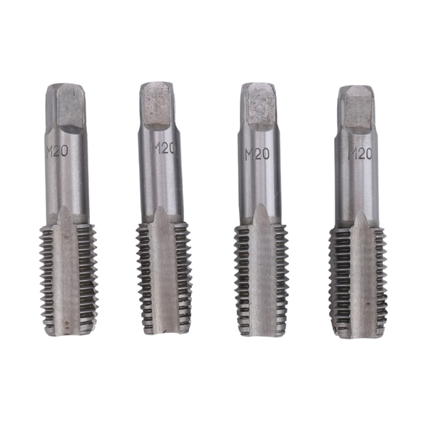 2 Pairs Self-Tapping Drill Bit Hand Tool Thread Metric Taps M20X2 5Mm
