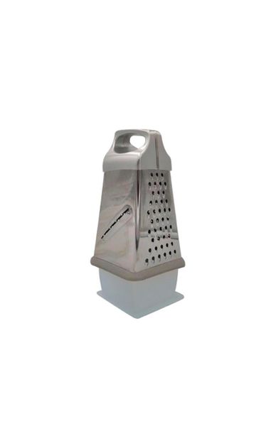 Dream World Multi-Purpose Stainless Steel Grater With Storage Box - Silver