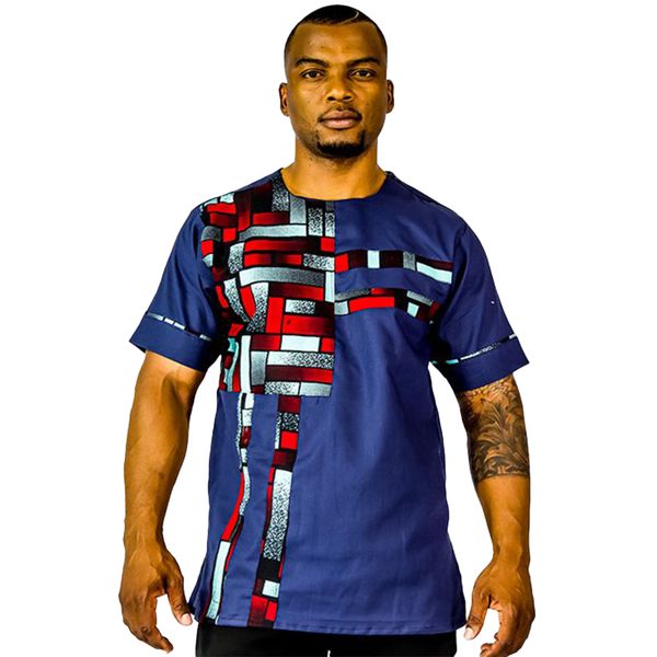 Africa Fashion House Blue Tile Shirt