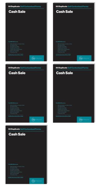 RBE Cash Sale Duplicate Pad A5 5's