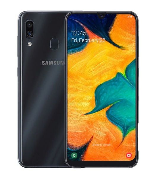 Samsung Galaxy A30 64GB Dual Sim - Black