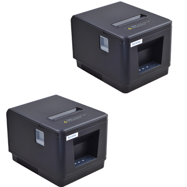 Xprinter XP-V320M 80MM Thermal Receipt Printer with Auto Cutter Pack Of 2