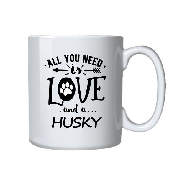 Husky And Love Coffee Mug - Best Husky Dog Owners Gift Idea for