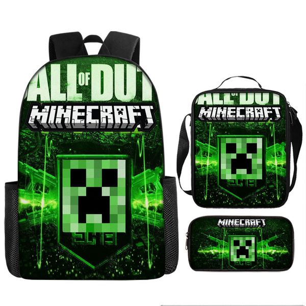 Lunch Box &amp; Pencil Case Combo Minecraft image