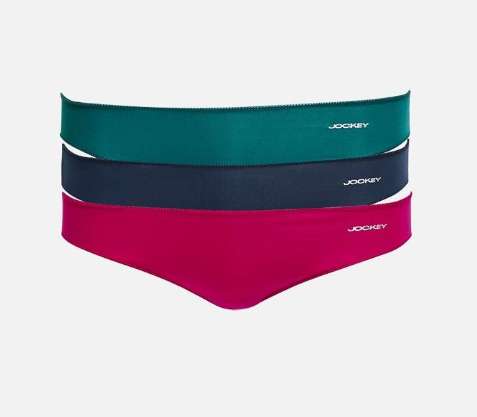 Jockey Pink/Navy/Green Bikini 3 Pack Panties/Underwear
