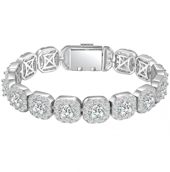 IPSTYLE 18K Plated Bracelet Luxury High-end 5A Zircon Inlaid Jewelry