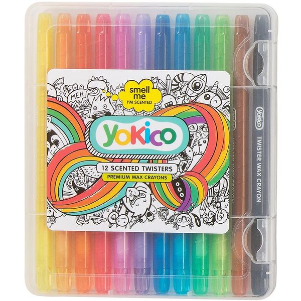 Scented Twist Wax Crayon (12 pack)