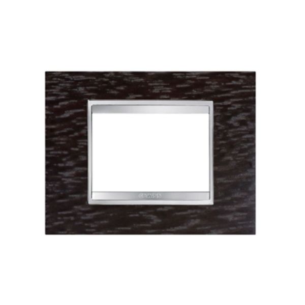 GEWISS - Chorus Lux 3-gang Cover Plate Wenge