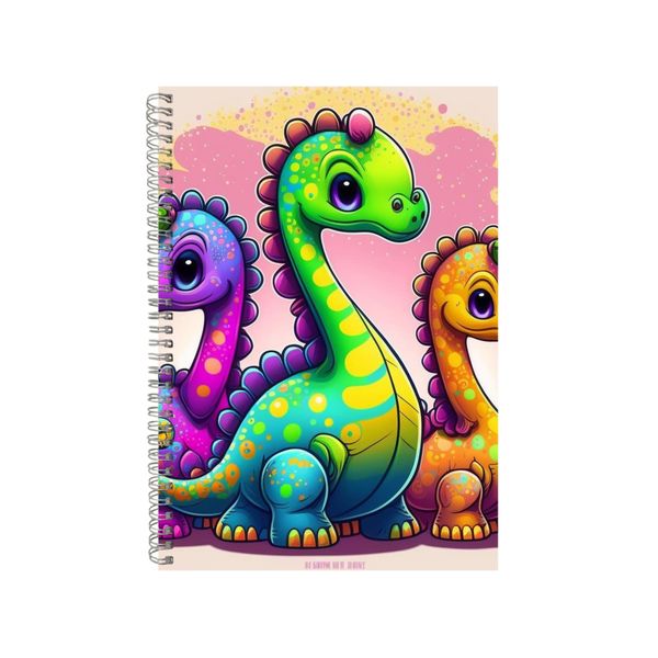 Cute Baby Dinosaurs Notebook Animal Gift Idea Notepad Pad 81