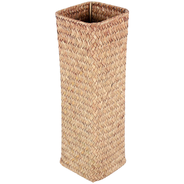 Rattan Flower Vase Bamboo Baskets Tall Vases for Home Decor Brown