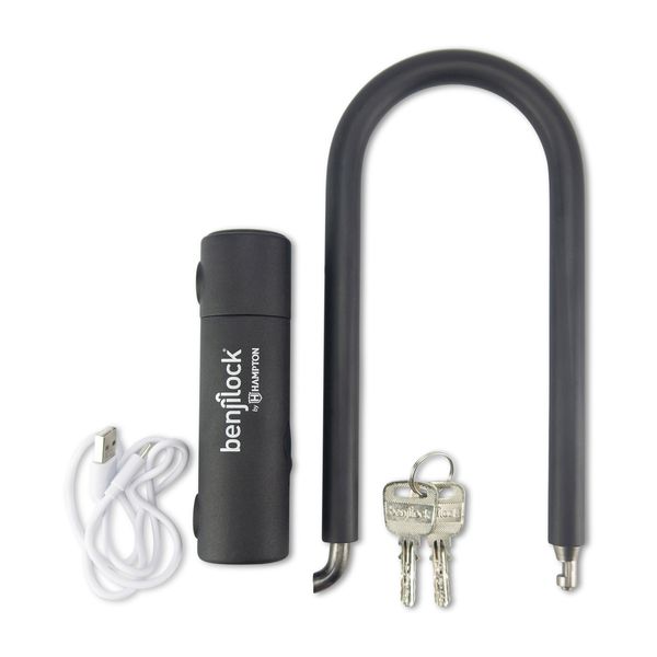 Benjilock - Fingerprint Bike Lock - Black