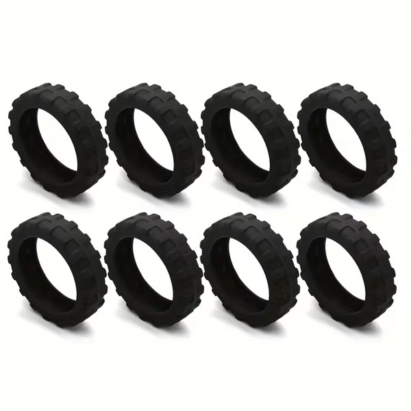 8 piece Premium Luggage Wheel Covers - Ultra-Durable, Shock-Absorbing Travel