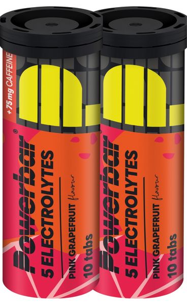 PowerBar 5 Electrolytes Pink Grapefruit 41gr (2 Pack)