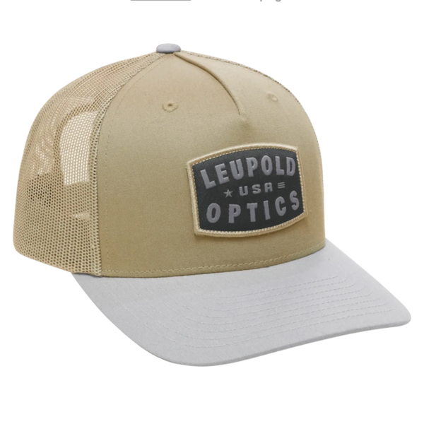 Leupold Optics - Men's Trucker Cap - Khaki/Grey