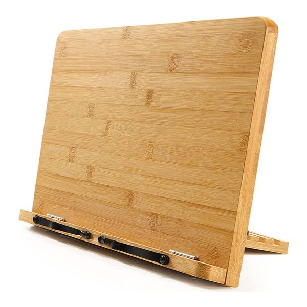 39x29cm Adjustable Bamboo Book Stand/Tray JC-102