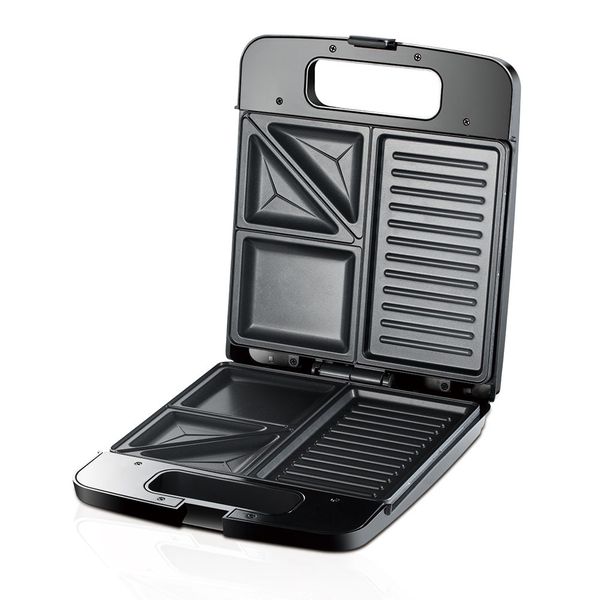 All-in-One Non-Stick Sandwich &amp; Grill Maker with Double-Sided Heating