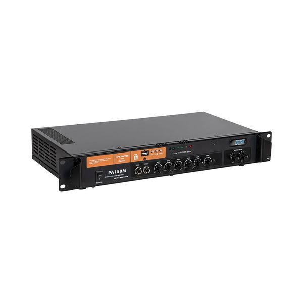 Hybrid PA150M Amplifier 150 Watt 2 Zone 100V Line
