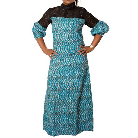 african print maxi dress