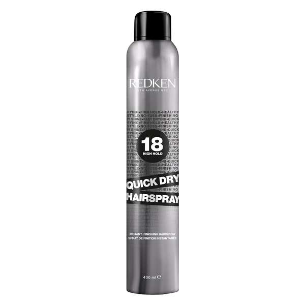 Redken Quick Dry 18 Hairspray - Fast Drying Instant Hairspray for Firm Hold - 400ml