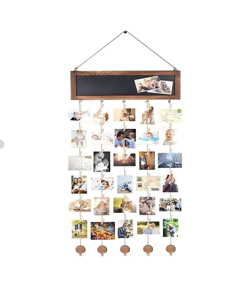Wall-mounted Photo Display Rack Photo Hanging Decorative Clips