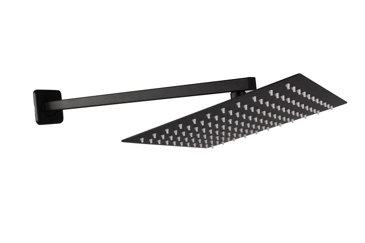 LMA Essentials Square S. Steel 25cm Shower Head & 40cm Arm Set Shop