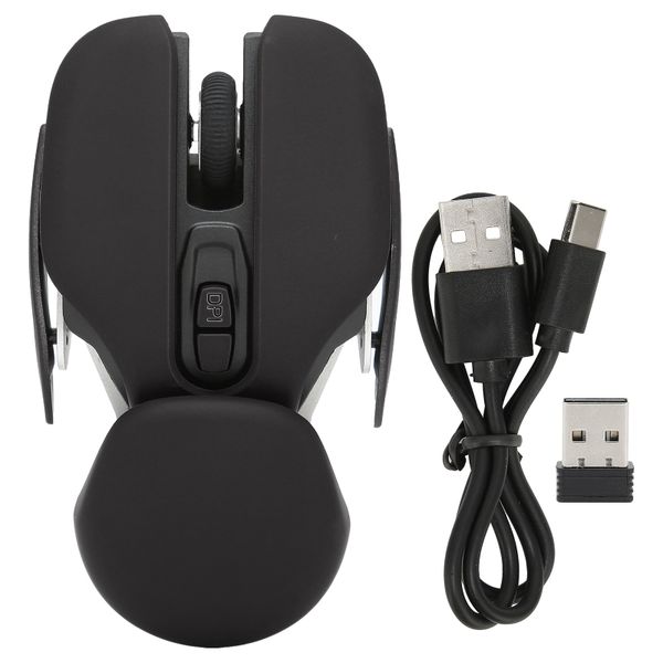 Wireless Mouse Gaming Electroplated Adjustable