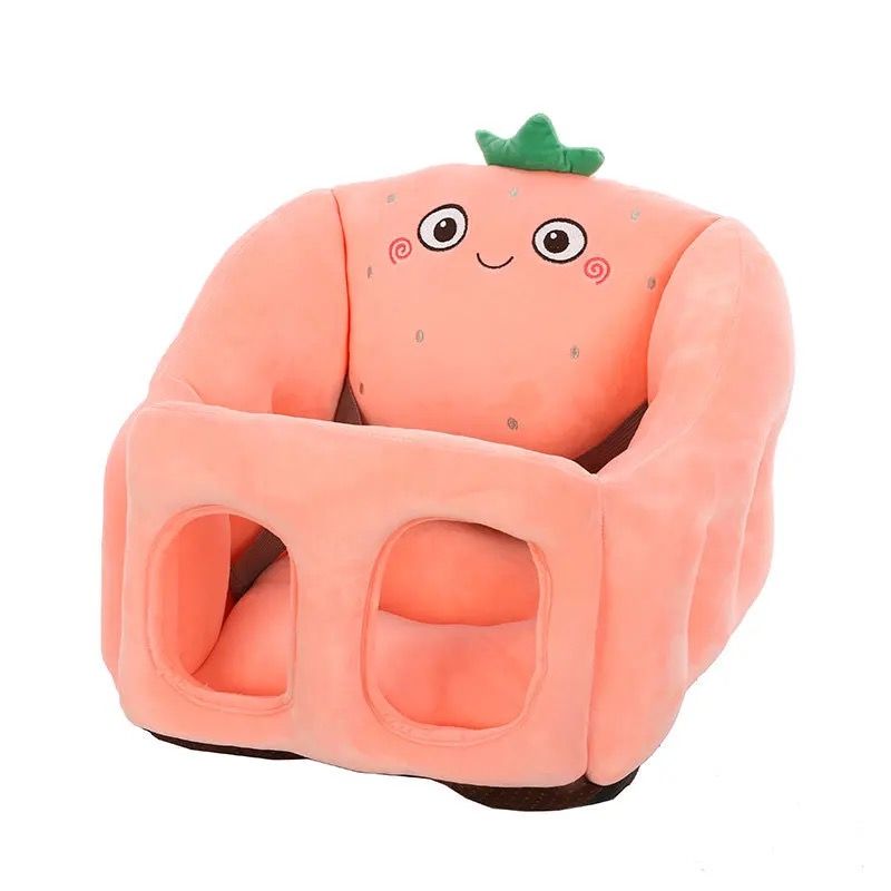 Baby Sofa Support Chair, Soft Plush Cartoon Animals Baby Sitting