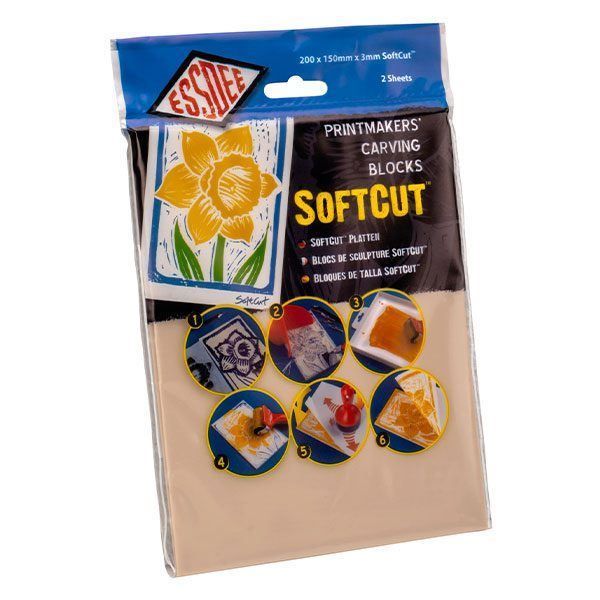 Essdee Soft Cut Lino 150x210mm Pack of 2